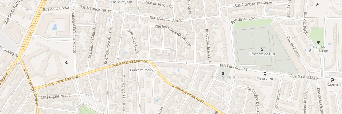 Plan du 11 Rue Paul Rubens à Perpignan