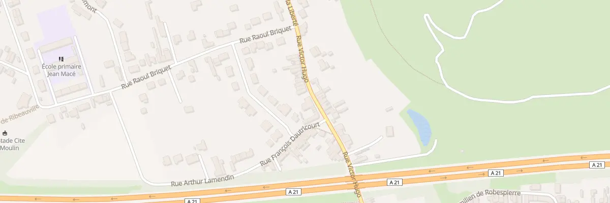 Plan du 65 Rue Victor Hugo à Fouquières-lès-Lens