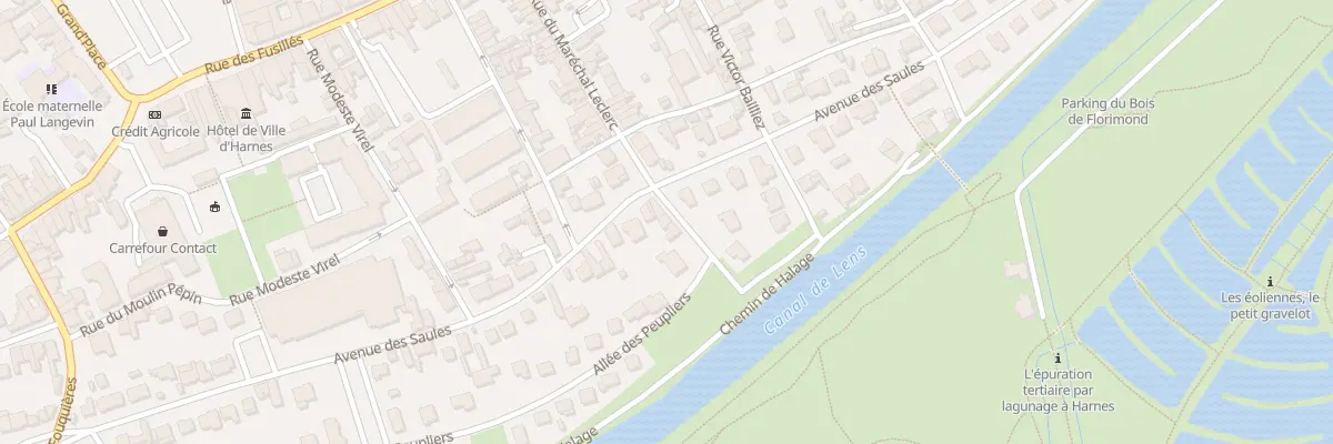 Plan du 49 Rue du Maréchal Leclerc à Harnes