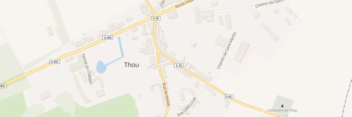 Plan du 5080 Le Bourg à Thou