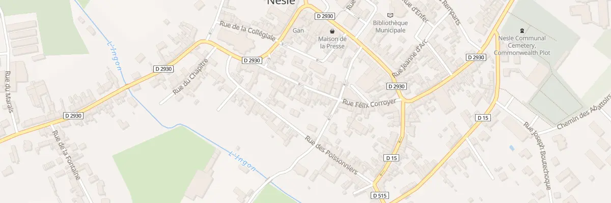 Plan du 12 Rue Félix Corroyer à Nesle