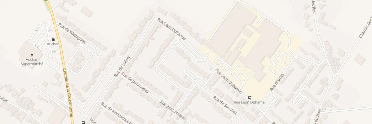 Plan du 14 Rue Léon Duhamel à Harnes