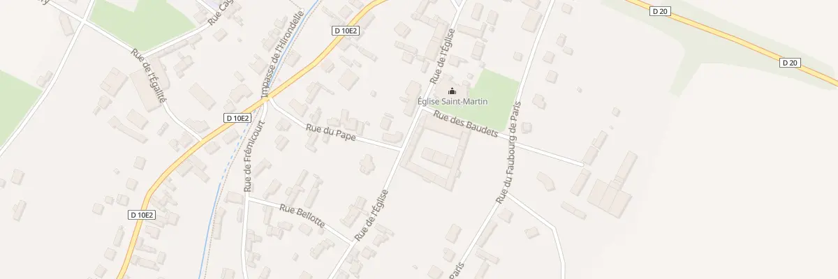 Plan du 11 Rue de l’Eglise à Vaulx-Vraucourt