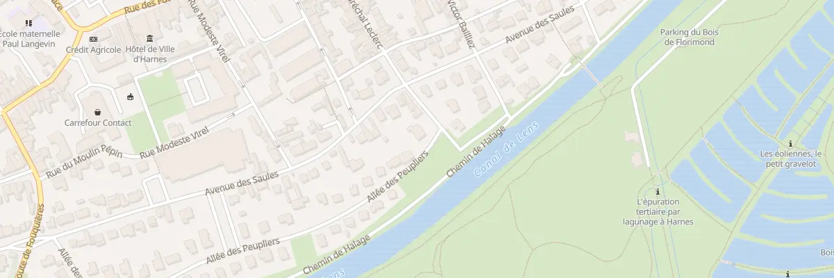 Plan du 53 Rue du Maréchal Leclerc à Harnes