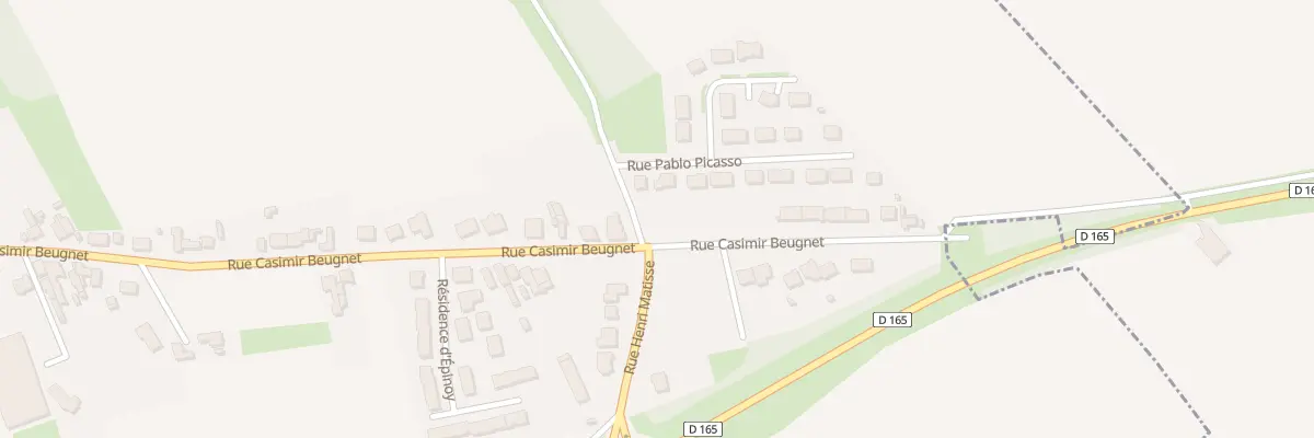Plan du 845 Rue Casimir Beugnet à Meurchin