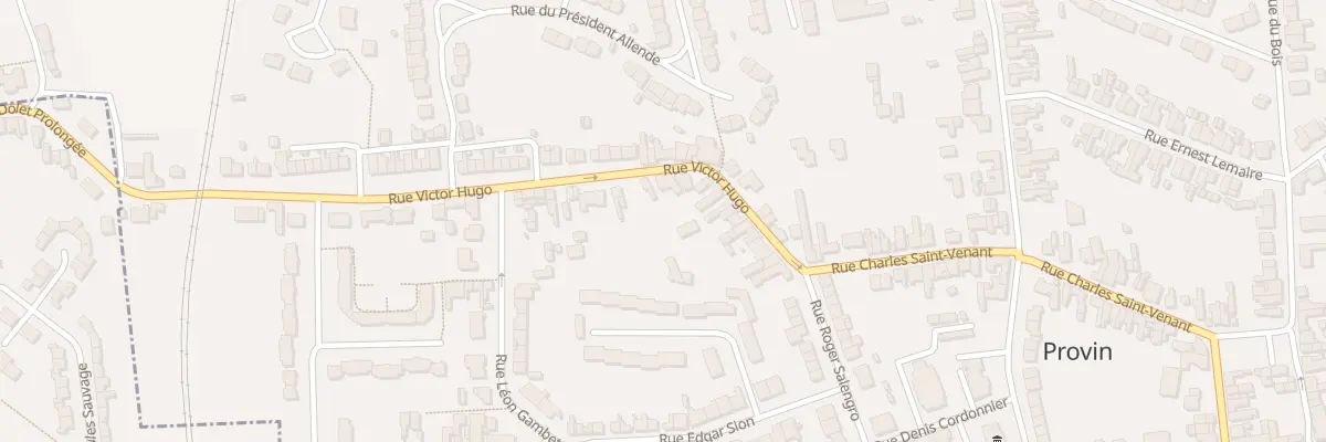 Plan du 27 Rue Victor Hugo à Provin