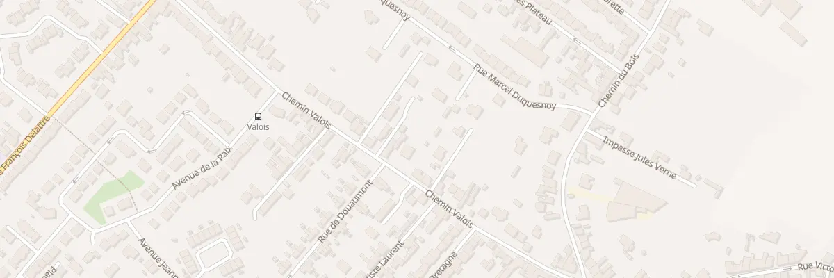 Plan du 31 Che Valois à Harnes
