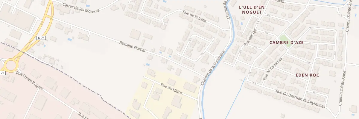 Plan du 41 Rue des Primevères à Pia