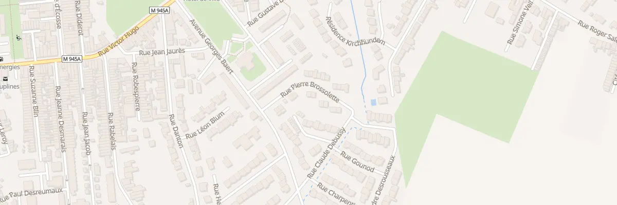 Plan du 10 Rue Pierre Brossolette à Houplines