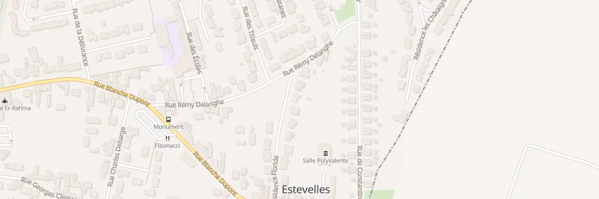 Plan du 14 Rue de la Résidence Floride à Estevelles