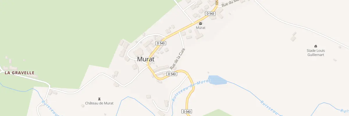 Plan du 2 Rue de la Cure à Murat