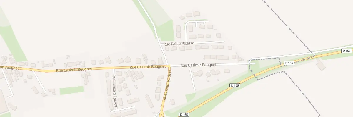 Plan du 861 Rue Casimir Beugnet à Meurchin