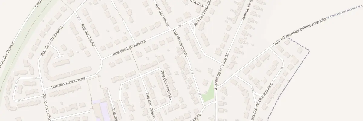 Plan du 20 Rue de Meurchin à Estevelles