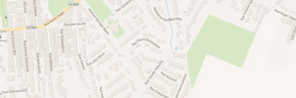 Plan du 12 Rue Pierre Brossolette à Houplines