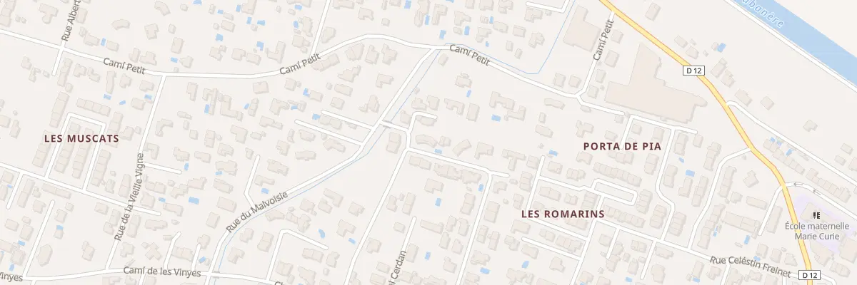 Plan du 21 Rue du Grenache à Pia