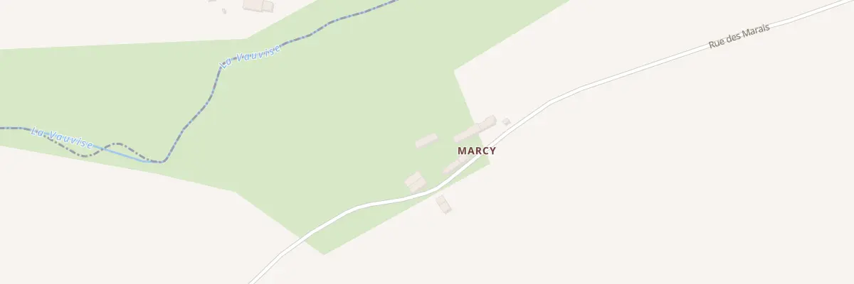 Plan du 1 Rue de Marcy à Précy