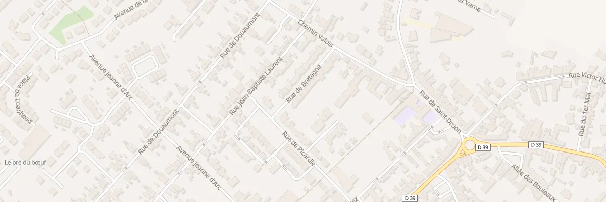Plan du 3 Rue de Bretagne à Harnes