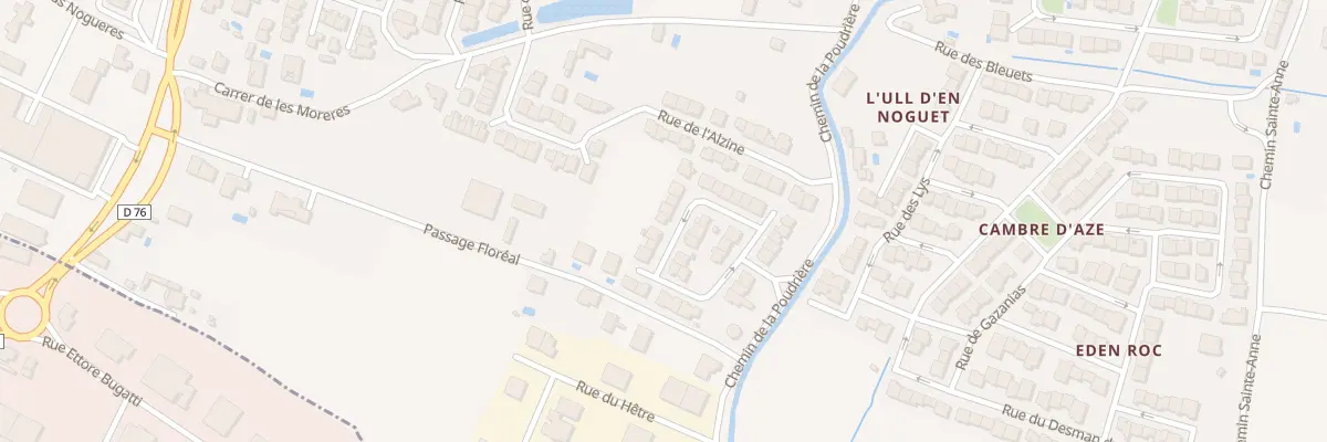 Plan du 31 Rue des Primevères à Pia
