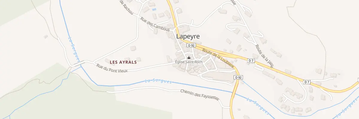 Plan du 5146 Rue du Pont Vieux à Versols-et-Lapeyre