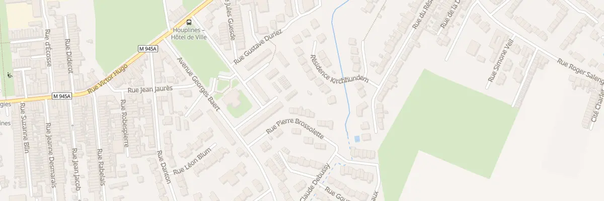 Plan du 5 Rue Pierre Brossolette à Houplines