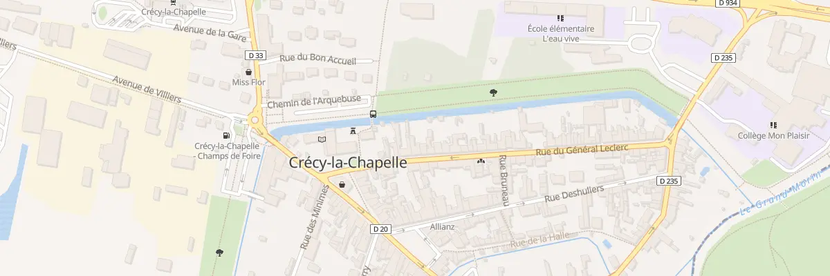 Plan du 13 Rue du Général Leclerc à Crécy-la-Chapelle