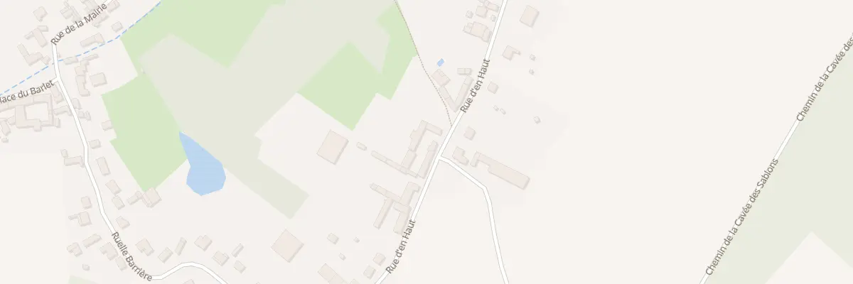 Plan du 40 Rue d’En Haut à Cannectancourt