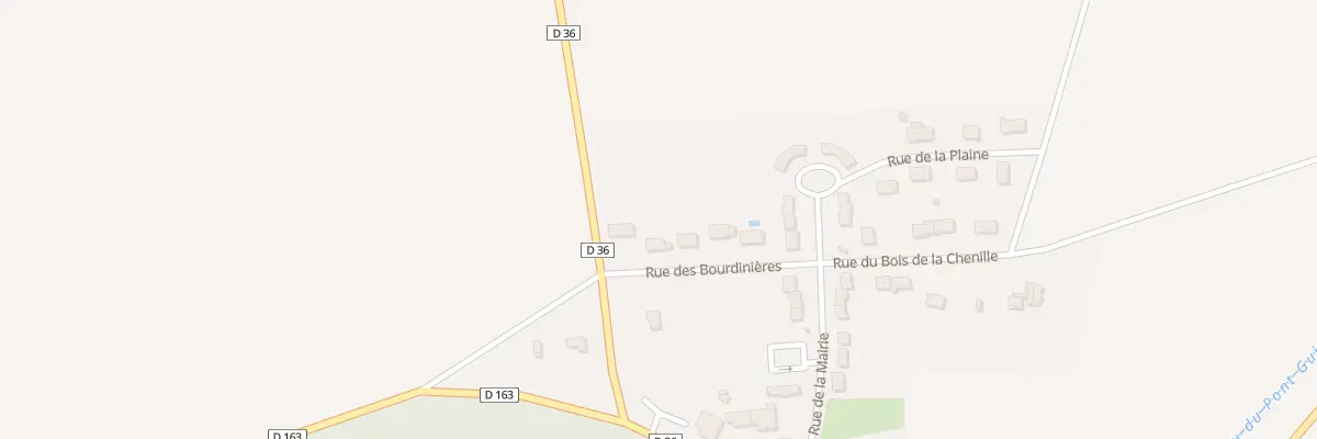 Plan du 8 Rue des Bourdinières à Saint-Firmin-des-Bois
