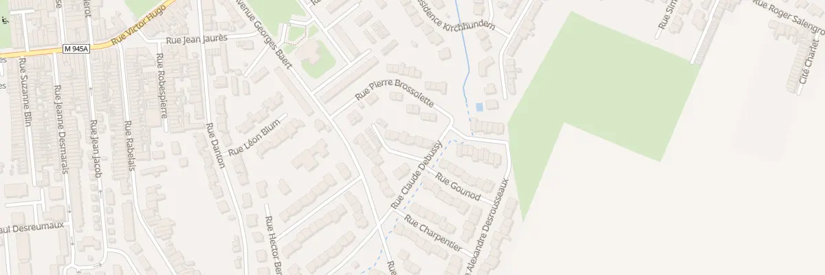 Plan du 7 Rue Gounod à Houplines