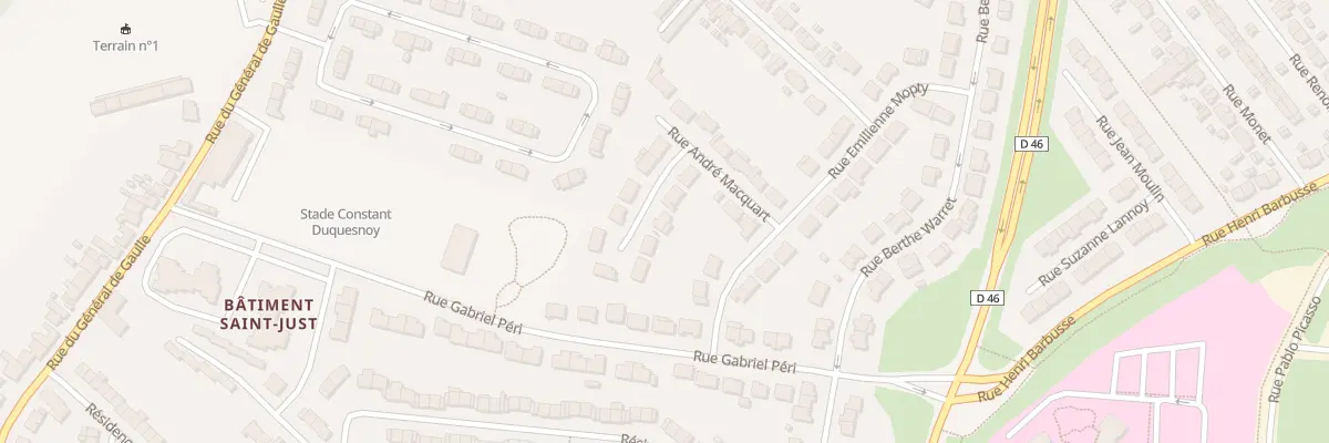 Plan du 7 Rue André Macquart à Rouvroy
