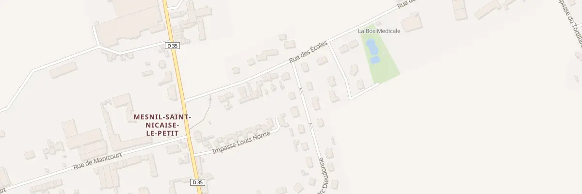 Plan du 21 Rue Marc Dieudonne à Mesnil-Saint-Nicaise