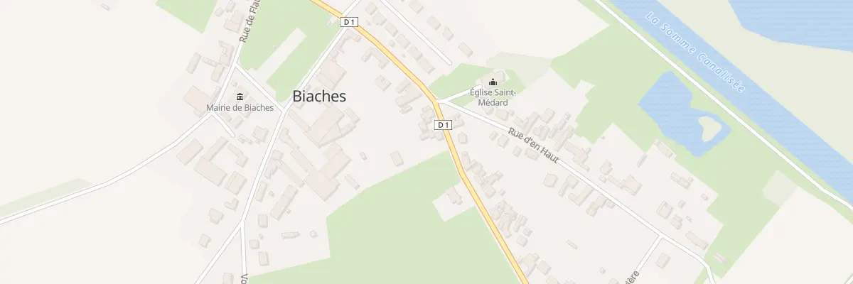 Plan du 13 Rue de Péronne à Biaches