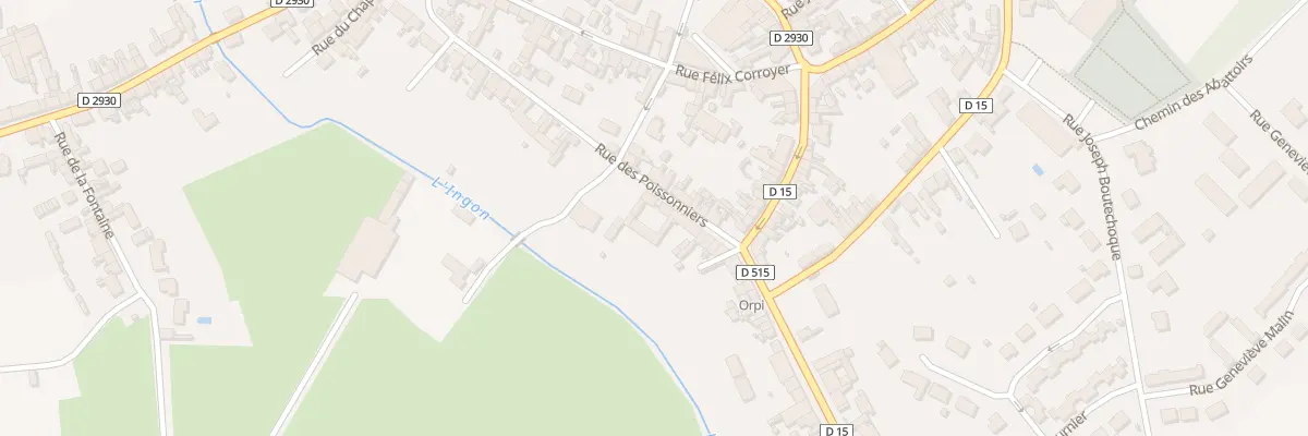 Plan du 11 Rue des Poissonniers à Nesle