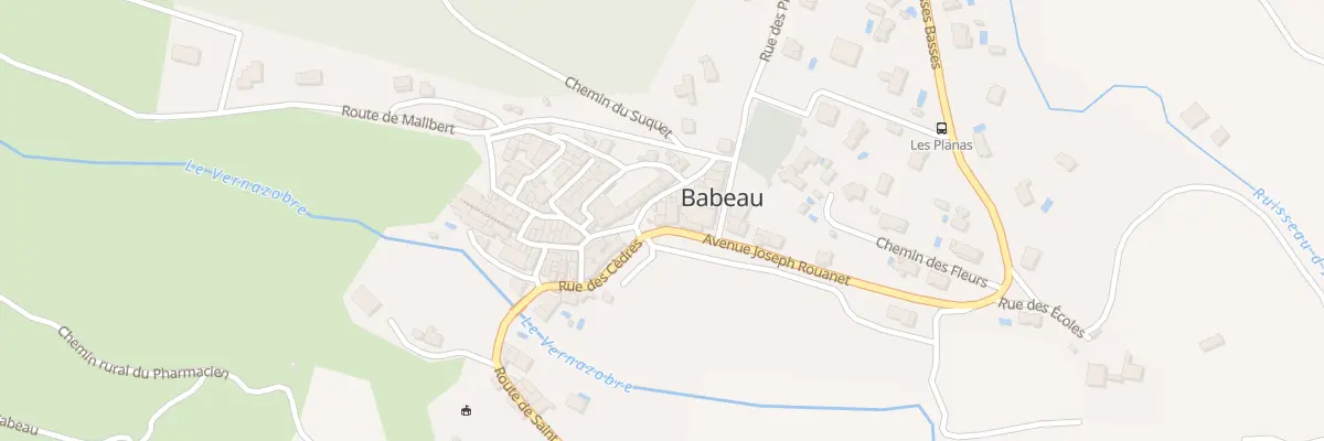 Plan du 5158 Babeau à Babeau-Bouldoux