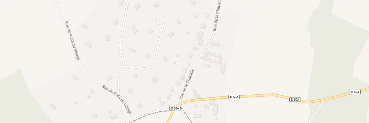 Plan du 11 Rue de la Chapelle à Villebéon