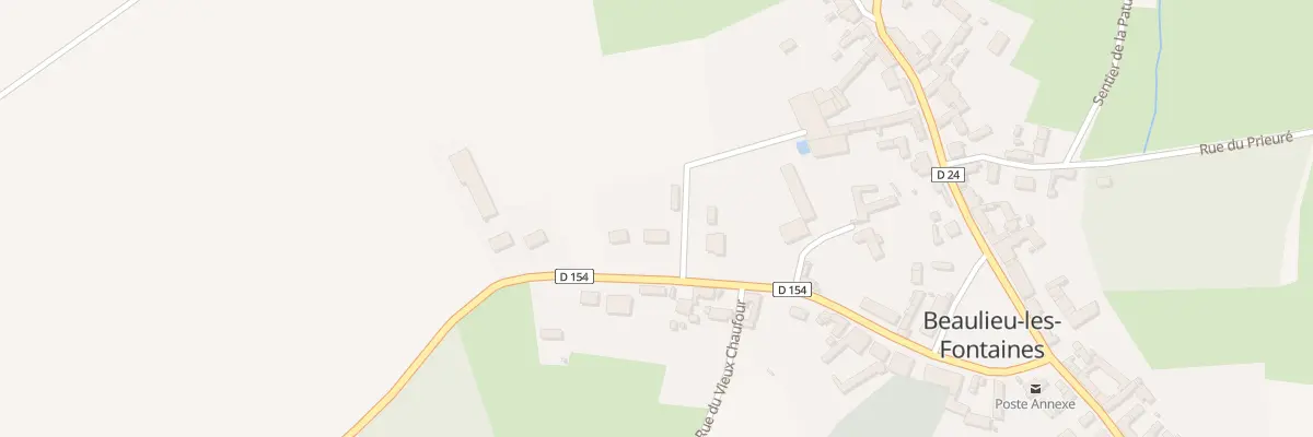 Plan du 21 Rue Jeanne d’Arc à Beaulieu-les-Fontaines