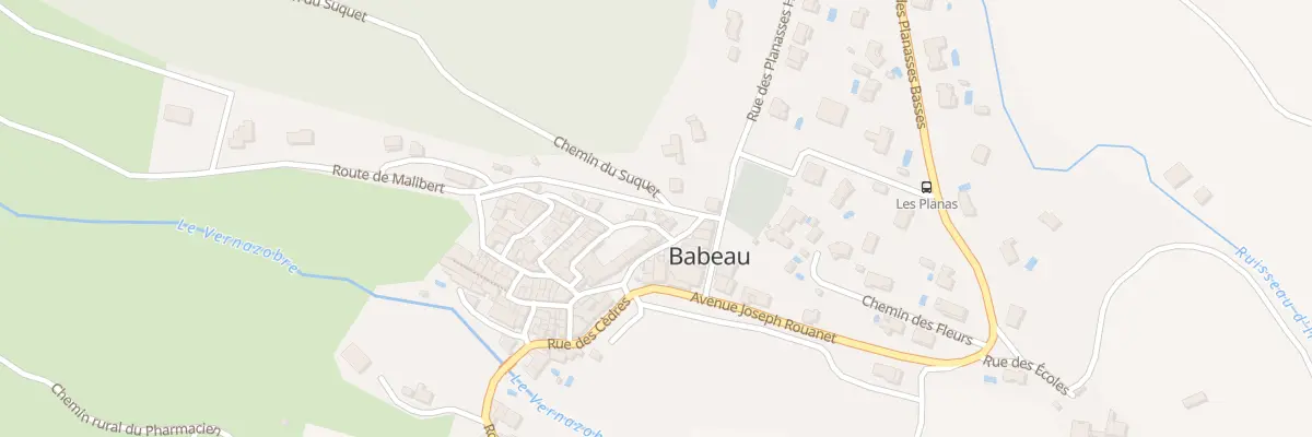 Plan du 5228F Malibert à Babeau-Bouldoux
