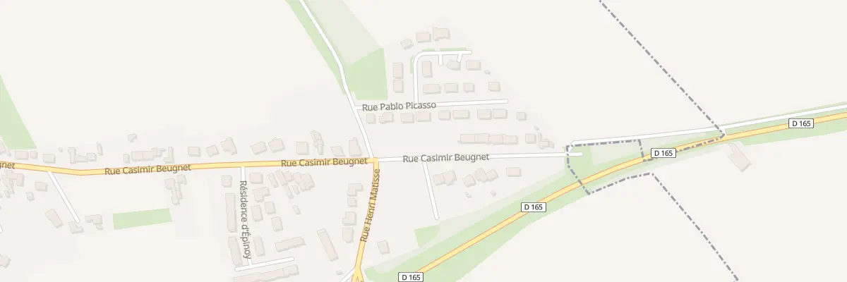 Plan du 899 Rue Casimir Beugnet à Meurchin