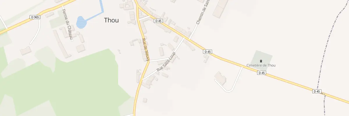 Plan du 5060 Le Bourg à Thou