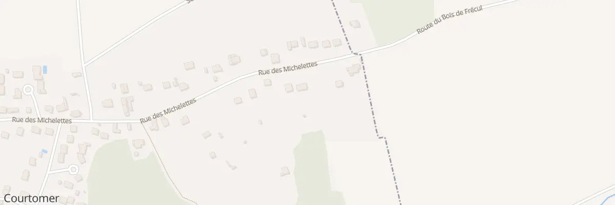 Plan du 52 Rue des Michelettes à Courtomer