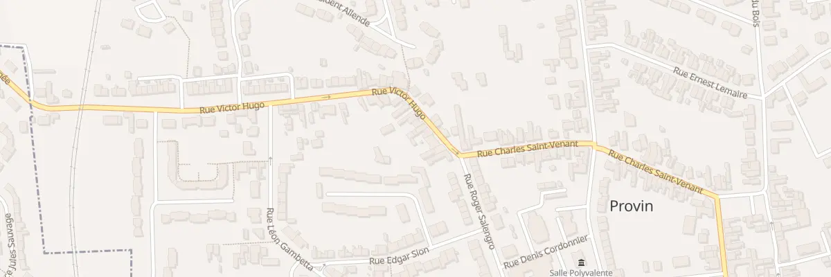 Plan du 9 Rue Victor Hugo à Provin