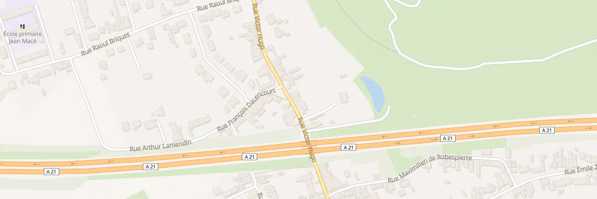 Plan du 64 Rue Victor Hugo à Fouquières-lès-Lens