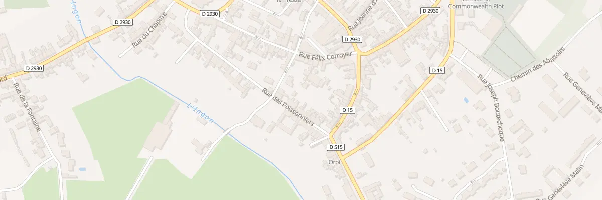 Plan du 12 Rue des Poissonniers à Nesle
