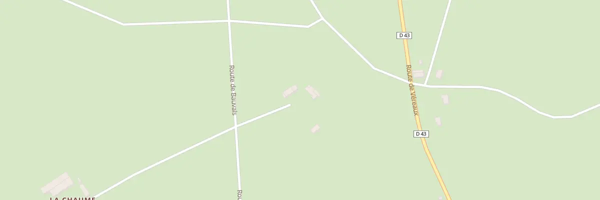 Plan du 580 Rte de Bauvais à Sancoins