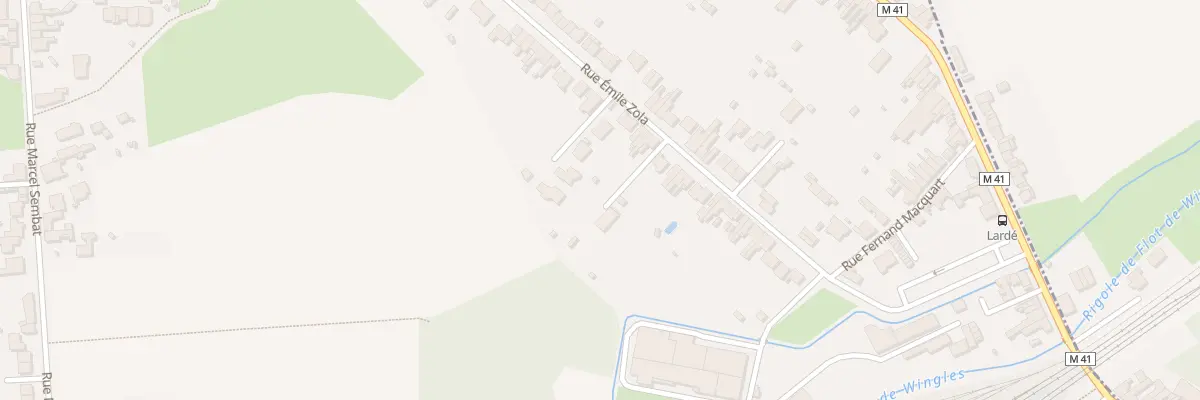 Plan du 667 Rue Émile Zola à Sainghin-en-Weppes