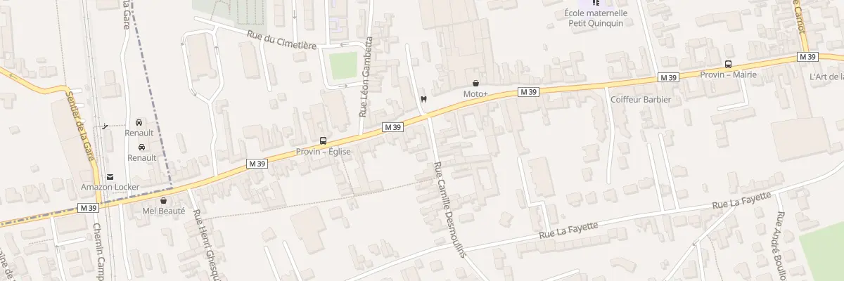 Plan du 4 Rue Camille Desmoulins à Provin