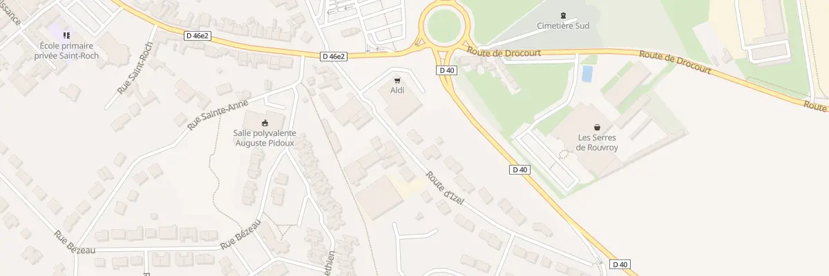 Plan du 2 Rue d’Izel à Rouvroy