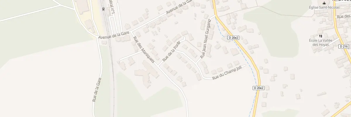 Plan du 2 Rue de la Forêt à Mortcerf