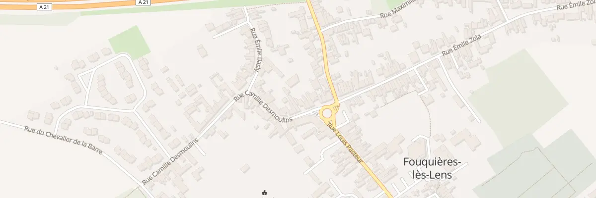 Plan du 14 Rue Camille Desmoulins à Fouquières-lès-Lens