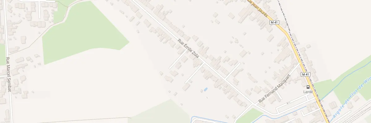 Plan du 623 Rue Émile Zola à Sainghin-en-Weppes