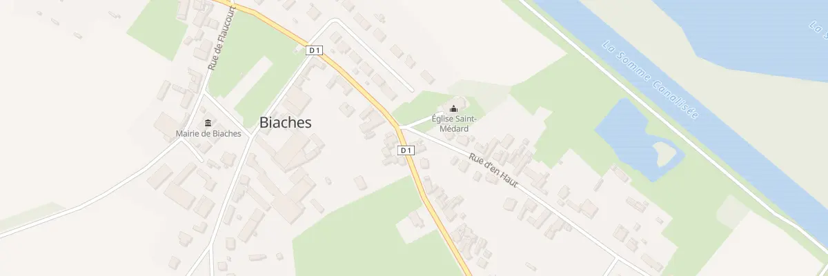 Plan du 6 Rue de Péronne à Biaches